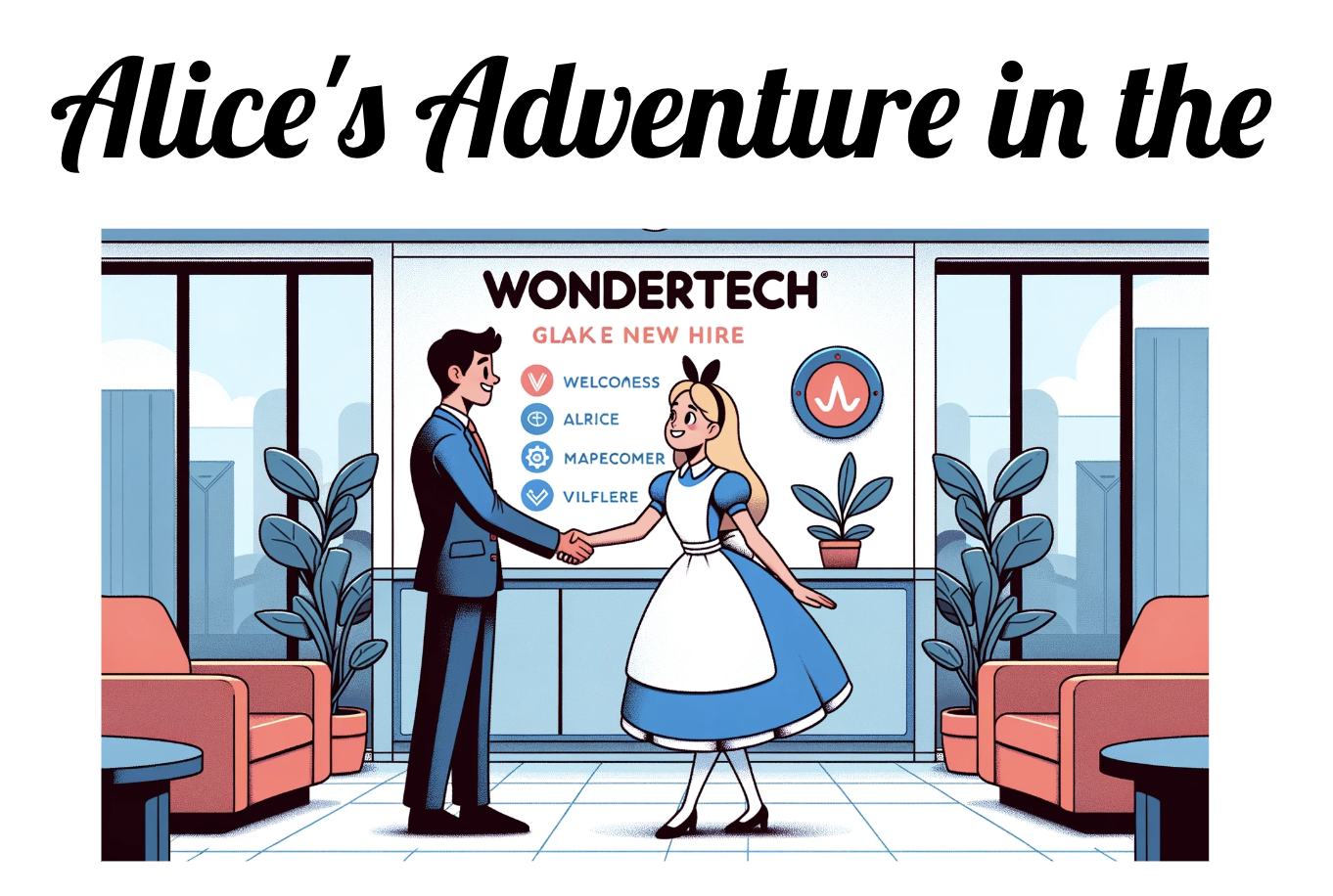 Alice's Adventure in the WonderTech. @Credit: DALLE-2