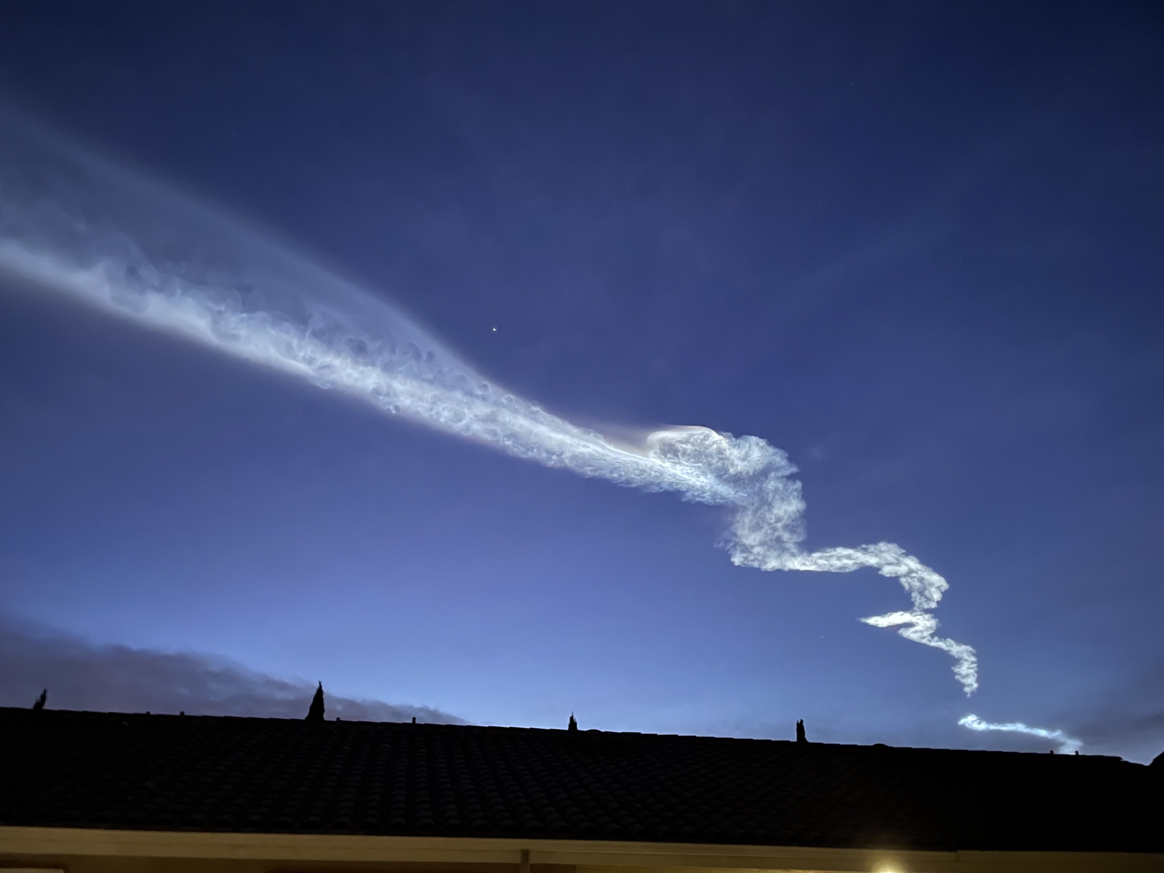 "Launch". Taken in 2024/03/18 when SpaceX Falcon 9 rocket launches. Credit: @GindaChen